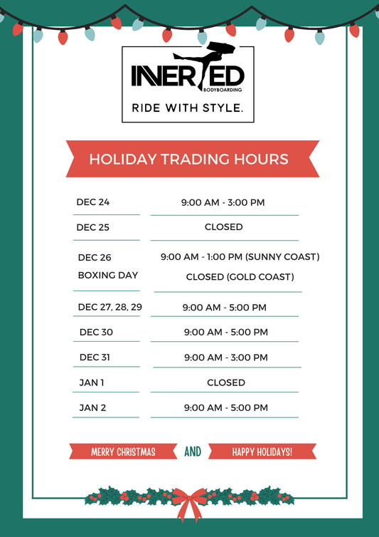 Christmas & New Years Trading Hours