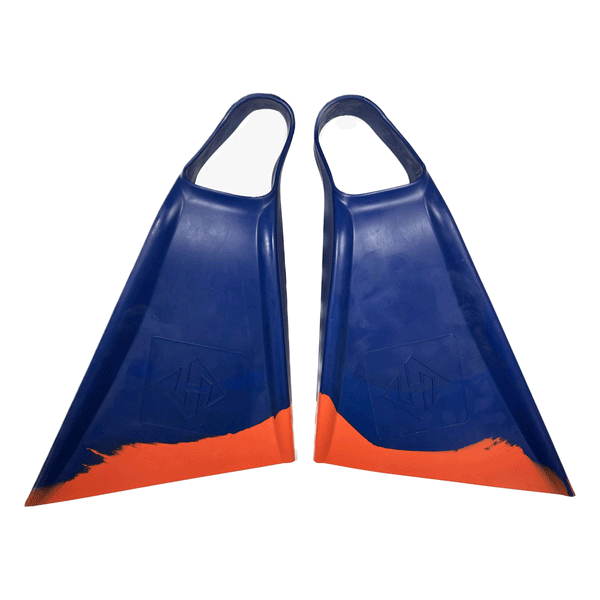 Hubboards Jared Houston Fins - Navy Blue/ Orange