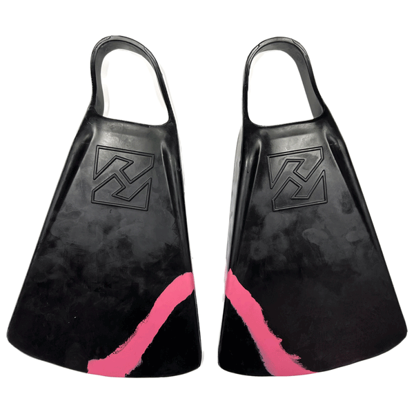 Hubboards Dubb Zero Fins - Black/ Pink