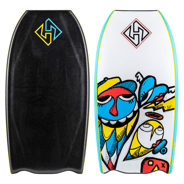 Hubboards Jeff Hubbard Quad Core Plus Sci-Five Bat Tail Bodyboard