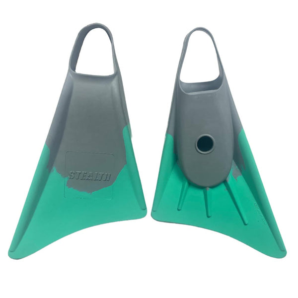 Stealth S1 Super Soft Fins - Grey/ Green