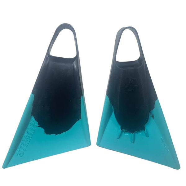 Stealth S2 Super Soft Fins - Black/ Teal