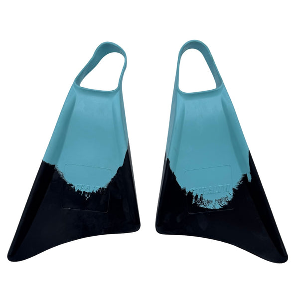 Stealth S1 Fins - Black/ Ice Blue