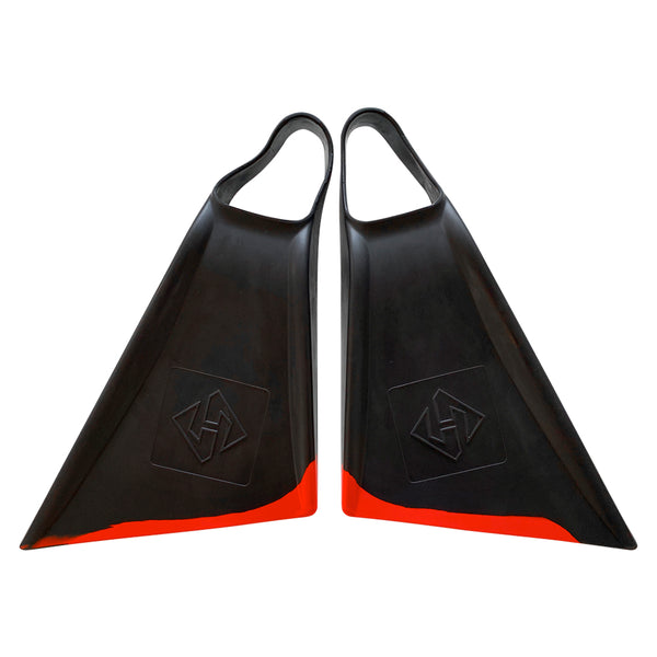 Hubboards Jared Houston Fins - Black/ Red