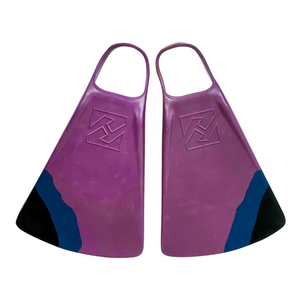 Hubboards Dubb Zero Fins - Purple / Navy/ Black