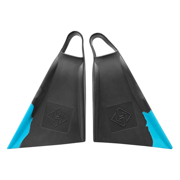 Hubboards Air Hubb Fins - Graphite/ Aqua