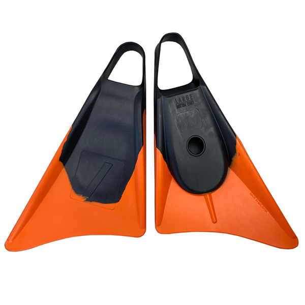 Nife N1 Fins - Black/ Orange