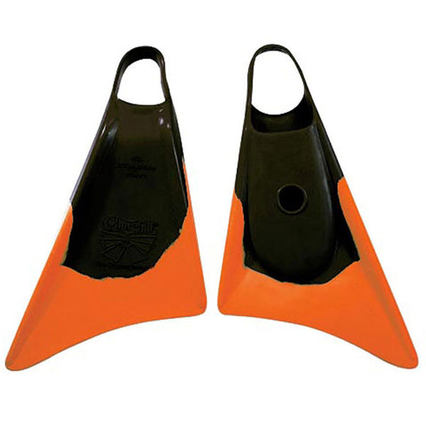 Churchill Makapuu Fins - Black/ Orange