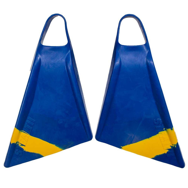 Stealth S2 Pinnacle Fins - Navy/ Sun Gold