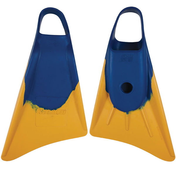 Stealth S1 Fins - Blue/ Sun Gold